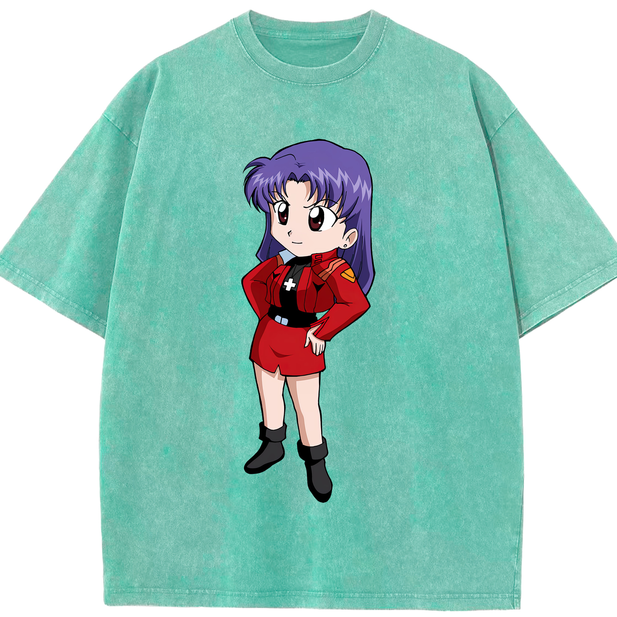 （画像用） EVA 新世紀エヴァンゲリオン 綿100% ヴィンテージ風 半袖Tシャツ（フロントプリント）